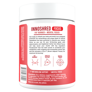 3 Bottles of Inno Shred Focus + 1 FREE Item